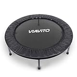 Viavito Mini Fitness Trampoline 96.5cm Compact Indoor Rebounder...