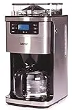 Igenix IG8225 Bean to Cup Filter Coffee Maker, 12 Cup Carafe,...