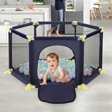 Baby Playpen, 6 Panel Playpen for Baby and Toddlers with...