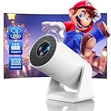 Mini Projector【Auto Keystone & Short Throw】20000 Lumen WiFi...