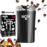NOÍR Electric Coffee & Spice Grinder, 200W Motor, 90g Capacity,...