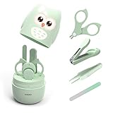 YIVEKO Baby Nail Kit, 4-in-1 Baby Nail Care Set with Cute Case,...