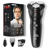 ShvComf Cordless Electric Razor for Men: 3-in-1 Shaver for Man...