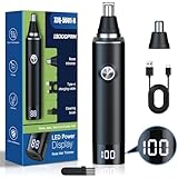 Rechargeable Nose Hair Trimmer for Men and Women, 2025 Upgrade,...