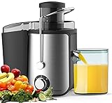 PureMate Juicer Machines, 600W Whole Fruit and Vegetable Juice...