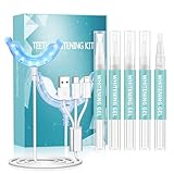 Riatanxi Teeth Whitening Kit Gel Light: 5×3ml Whitening Gel Pens...