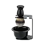 3 In 1 Shaving Brush Kit- Shaving Frame Base & Shaving Soap Bowl...