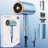 Foldable Ionic Hair Dryer 2000W Professional Blow Dryer with 2...