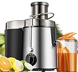 Juicer 400W Juicer Machines Vegetable and Fruit, 3 Speed Setting...