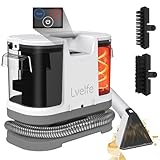 Lvelfe Carpet Cleaner Machines, 450W Hot Water Spot Cleaner,...