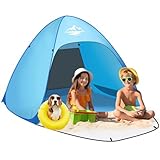 Purebox Beach Tent Pop Up 1-2 Persons, UV 50+ Protection Sun...