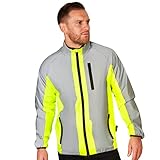 BTR Hi Vis Reflective Cycling & Running Jacket. Fits Men & Women....