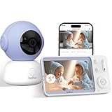 BOIFUN Smart 2K WiFi Baby Monitor With APP, 360° Camera & 5' HD...