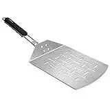 Navaris Stainless Steel Pizza Peel - Pizza Paddle with Folding...