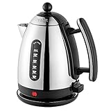 Dualit Lite Kettle - 1.5L Jug Kettle - Polished with Black Trim,...