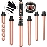 Curling Tongs BESTOPE Professional Curling Iron Set with 6...