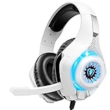 Gaming Headset for PS5 PC, PS4 Headset Gaming Headphones with...