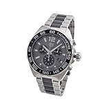 TAG Heuer Men's Analogue Quartz Watch with Stainless Steel Strap...