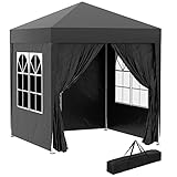 Outsunny 2m x 2m Garden Pop Up Gazebo Marquee Party Tent Wedding...