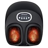 Snailax Shiatsu Foot Massager with Heat, Compression, Vibration,...