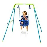 HLC Baby Toddler Indoor Outdoor Swing Set for Garden,Folding...