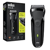 Braun Series 3 Electric Shaver For Men with 3 flexible blades,...