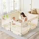 Ugozee Baby Playpen for Babies and Toddlers, 47x47inch Small Play...