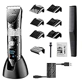 Hatteker Professional Hair Clipper Cordless Clippers Hair Trimmer...