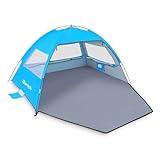 Gorich Beach Tent for 4 to 5 Person, Beach Sun Shelter Tent with...