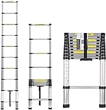 Multibao Telescopic Loft Ladder 3.2m/10.5ft Aluminum Lightweight...