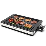 FIMEI Electric Grill 1800W, 10.04×13.98'' Grilling Surface,...