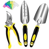 PHYLES Garden tools,3pcs Gardening Tools Set,10pcs Plant Labels...