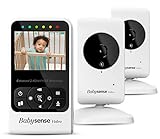Babysense Video Baby Monitor with Camera and Audio, 2.4' Display,...