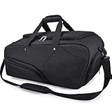 NUBILY Men's Sports Bag Fitness Gym Bag with Shoe Compartment...