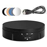 Electric Rotating Turntable for Photography, 90/180/360 Degree...