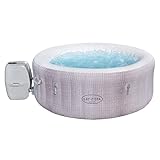 Lay-Z-Spa Cancun Hot Tub, 120 AirJet Rattan Design Inflatable Spa...