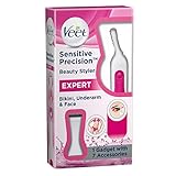 Veet Precision Trimmer, White, 1 Count (Pack of 1)