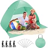 NHOWIN Pop Up Beach Tent for 2-3 Persons, 2025 Upgraded Windproof...
