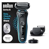 Braun Series 5 Electric Shaver, with Beard Trimmer, Charging...