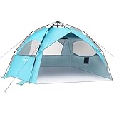 Glymnis Pop Up Beach Tent Large for 4-6 Person, Instant Pop Up...