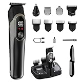 Beard Trimmer Men Rechargeable All-in-One Style Kit, Shaving Kit...