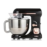 Tower T12033RG 3-in-1 Stand Mixer with 6 Speeds and Pulse...