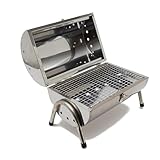 Hi-Gear Stainless Steel Double Sided BBQ with Twin Sided Grill...