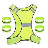 lzijun Reflective Safety Vest, High Visibility Reflective Gears,...