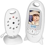 GHB Baby Monitor Video Baby Monitor Wireless with Camera Night...
