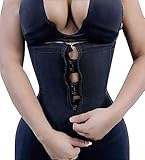 YIANNA Zip Waist Trainer for Women Latex Cincher Corset Training...