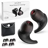 KAUGIC Ear Plugs for Sleep Noise Reduction, Reusable & Washable...
