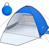 Glymnis Pop Up Beach Tent for 3-4 Person Large Automatic Portable...