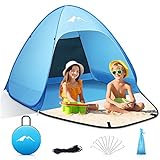 PUREBOX Large Pop Up Beach Tent for 1-3 Person, Portable...