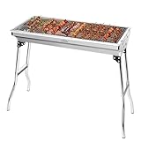 Home Harbour H1 Large Foldable Stainless Steel BBQ Charcoal Grill...